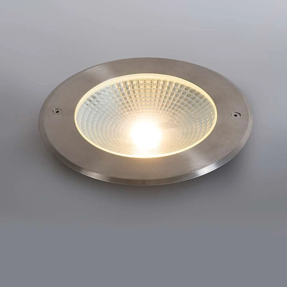 QAZQA Moderne Grondspot Aluminium Incl. LED 20W - Bridge QAZQA Moderne Grondspot Aluminium Incl. LED 20W - Bridge -Huishoudelijke Artikelen Verkoop 1000014974 0101