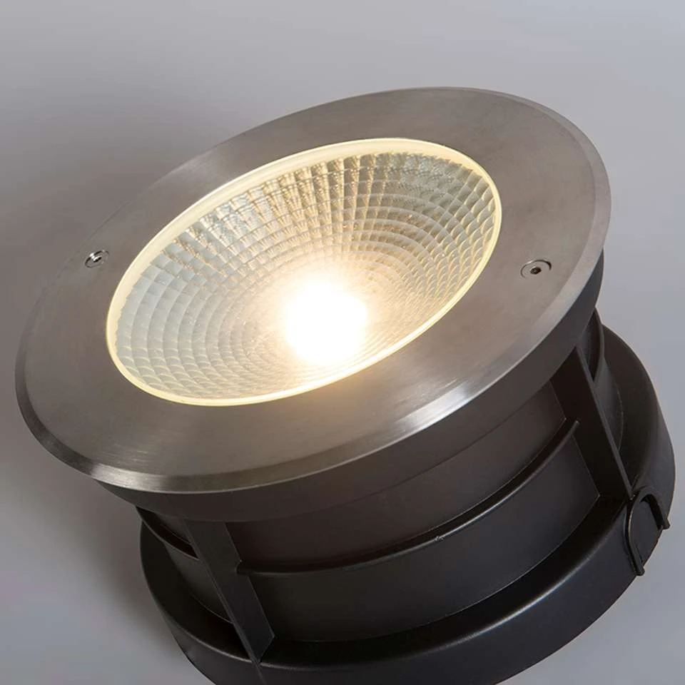 QAZQA Moderne Grondspot Aluminium Incl. LED 20W - Bridge QAZQA Moderne Grondspot Aluminium Incl. LED 20W - Bridge -Huishoudelijke Artikelen Verkoop 1000014974 0102