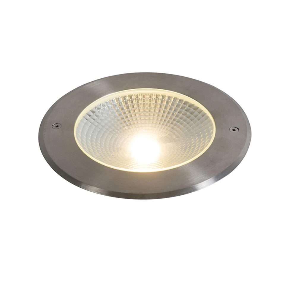 QAZQA Moderne Grondspot Aluminium Incl. LED 20W - Bridge QAZQA Moderne Grondspot Aluminium Incl. LED 20W - Bridge -Huishoudelijke Artikelen Verkoop 1000014974