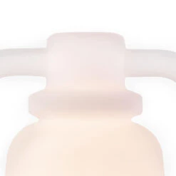 QAZQA Tafellamp Oplaadbaar 30 Cm IP44 Wit - Storm Small -Huishoudelijke Artikelen Verkoop 1000014991 0103