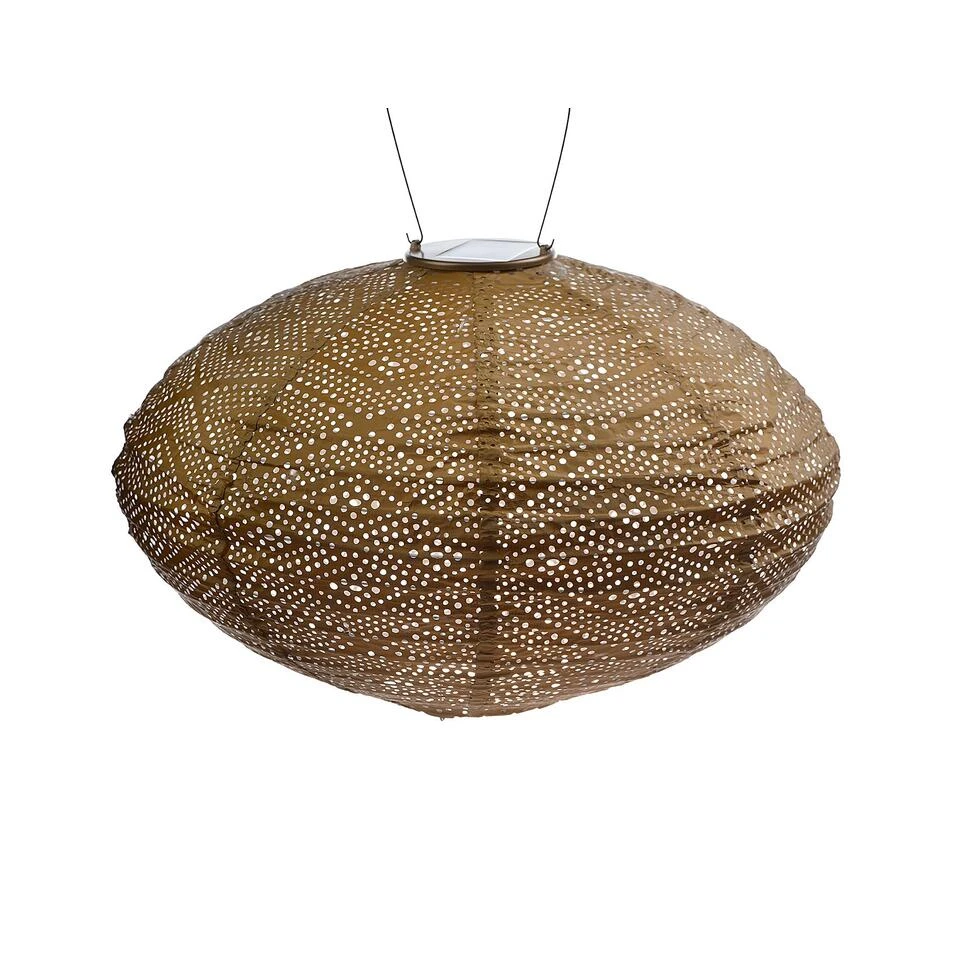 Lumiz Solar Buitenlampion Ikat Oval - Solar Tuinverlichting - 40 Cm - Goud Lumiz Solar Buitenlampion Ikat Oval - Solar Tuinverlichting - 40 Cm - Goud -Huishoudelijke Artikelen Verkoop 1000033362 0101