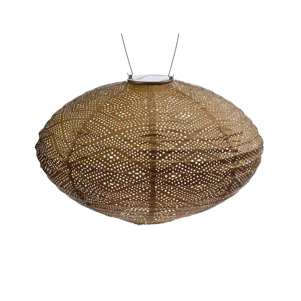 Lumiz Solar Buitenlampion Ikat Oval - Solar Tuinverlichting - 40 Cm - Goud Lumiz Solar Buitenlampion Ikat Oval - Solar Tuinverlichting - 40 Cm - Goud -Huishoudelijke Artikelen Verkoop 1000033362