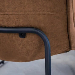 Industriële Fauteuil Cognac Lowen Eco Leer - Leder - Bruin 2 Industriële Fauteuil Cognac Lowen Eco Leer - Leder - Bruin -Huishoudelijke Artikelen Verkoop 1000049297 0103