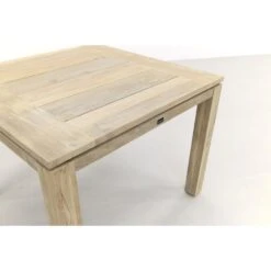 Allure Rome Teak Tuintafel 100 X 100 Cm. - Grey -Huishoudelijke Artikelen Verkoop 1000054221 0103