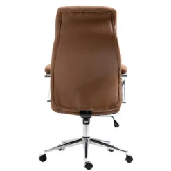 Clp Bureaustoel Wigan Leder Licht Bruin -Huishoudelijke Artikelen Verkoop 1000059670 0103