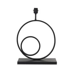 Lampvoet Omega - Zwart - 39,5x18,5x47 Cm