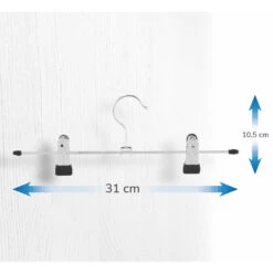 ACAZA Set Van 30 Broekhangers Met Knijpers Voor Heren Of Dames -Huishoudelijke Artikelen Verkoop 1000074000 0103