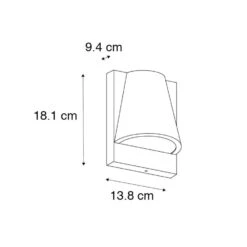 QAZQA Buitenwandlamp Zwart IP44 Met Bewegingsmelder - Femke 2 QAZQA Buitenwandlamp Zwart IP44 Met Bewegingsmelder - Femke -Huishoudelijke Artikelen Verkoop 1000084683 0102