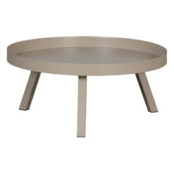 WOOOD Bijzettafel Buiten Sunny - Metaal - Mist - 35x80x80 -Huishoudelijke Artikelen Verkoop 1000086622 0102