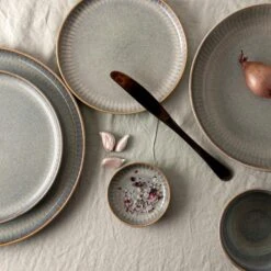 Dutch Rose Sapphire Bord 28 Grijs -Huishoudelijke Artikelen Verkoop 1000087946 0104