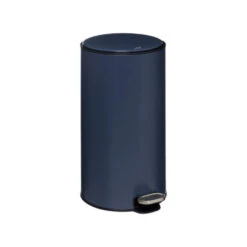 5Five Prullenbak/pedaalemmer - Donkerblauw - Metaal - 30 Liter - 62 Cm