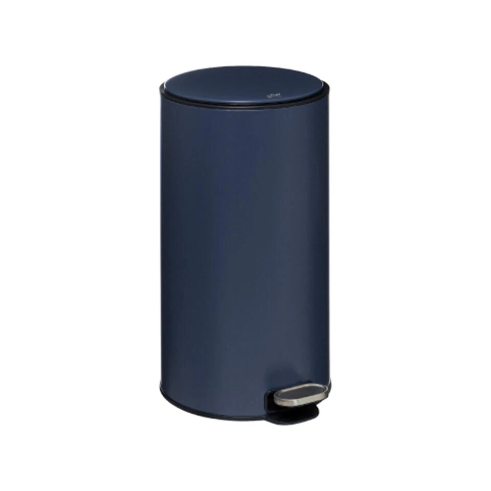 5Five Prullenbak/pedaalemmer - Donkerblauw - Metaal - 30 Liter - 62 Cm 5Five Prullenbak/pedaalemmer - Donkerblauw - Metaal - 30 Liter - 62 Cm -Huishoudelijke Artikelen Verkoop 1000091561