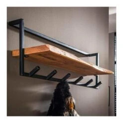 Kalfort Stockton Kapstok Met Hoedenplank 6 Haken - 25x100x32 Cm -Huishoudelijke Artikelen Verkoop 1000094091 0102