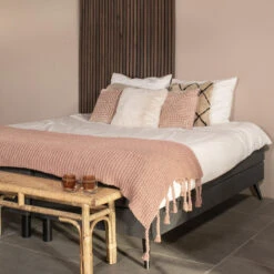 Giga Meubel Wandpaneel Walnoot - Set Van 2 - 278x60cm -Huishoudelijke Artikelen Verkoop 1000094775 0102