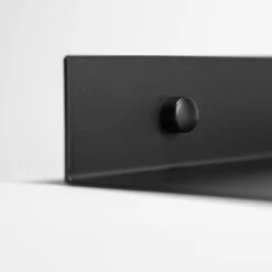 QUVIO Metalen Muur Plank - Zwart - 60 Cm -Huishoudelijke Artikelen Verkoop 1000097092 0103