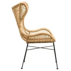 Fauteuil Jasmine - Rotan/metaal - Naturel -Huishoudelijke Artikelen Verkoop 10207005 8000