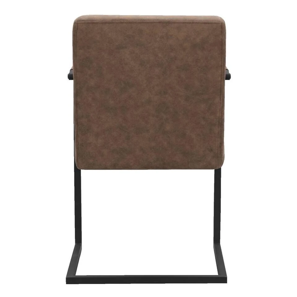 Eetkamerstoel Mats Met Armleuning - Cognac Eetkamerstoel Mats Met Armleuning - Cognac -Huishoudelijke Artikelen Verkoop 10307070 0900