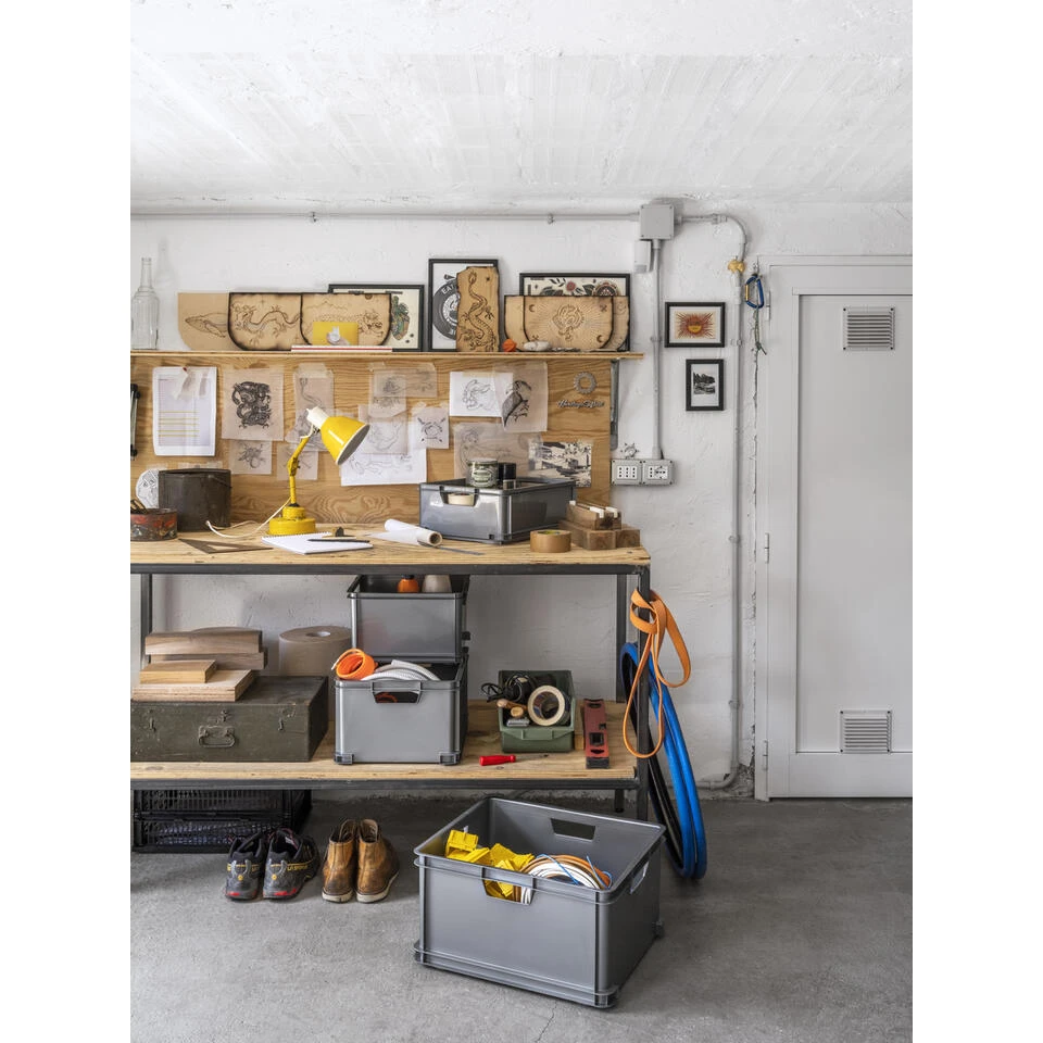 Curver Unibox Classic Opbergbox L - 3x30L - 43x35x23,5cm - Grijs Curver Unibox Classic Opbergbox L - 3x30L - 43x35x23,5cm - Grijs -Huishoudelijke Artikelen Verkoop 1237137916 0103