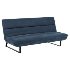 Slaapbank Adelaide - Donker Blauw - 91x200x124 Cm -Huishoudelijke Artikelen Verkoop 12600430 0302