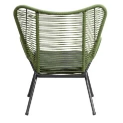 Loungefauteuil Monaco - Groen - Incl. Kussen -Huishoudelijke Artikelen Verkoop 50105205 0900