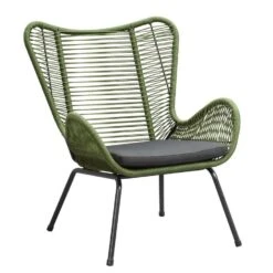 Loungefauteuil Monaco - Groen - Incl. Kussen