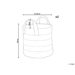 Beliani Mand GEREDE - Beige Jute -Huishoudelijke Artikelen Verkoop 51959e8c9e514809b0e15bcf0a6a6323