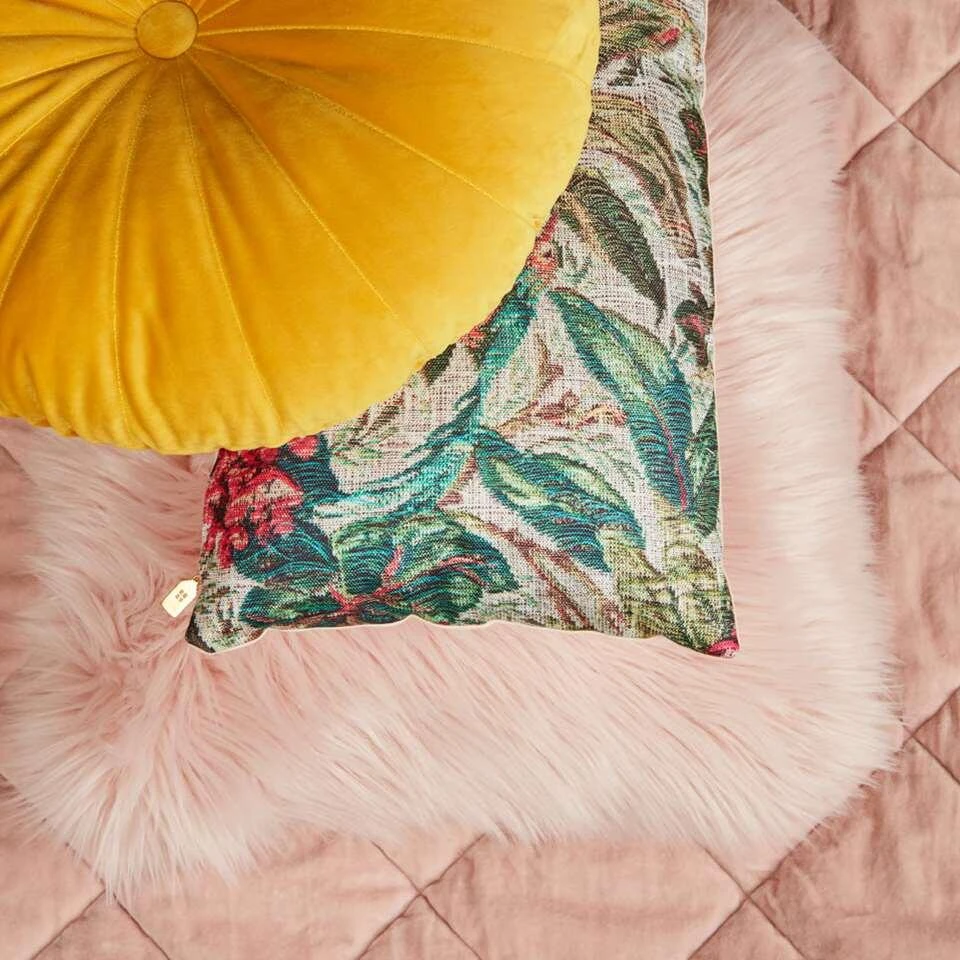 KAAT Amsterdam Plaid Ogibly - Roze - 260x260 Cm KAAT Amsterdam Plaid Ogibly - Roze - 260x260 Cm -Huishoudelijke Artikelen Verkoop 81024741 0300