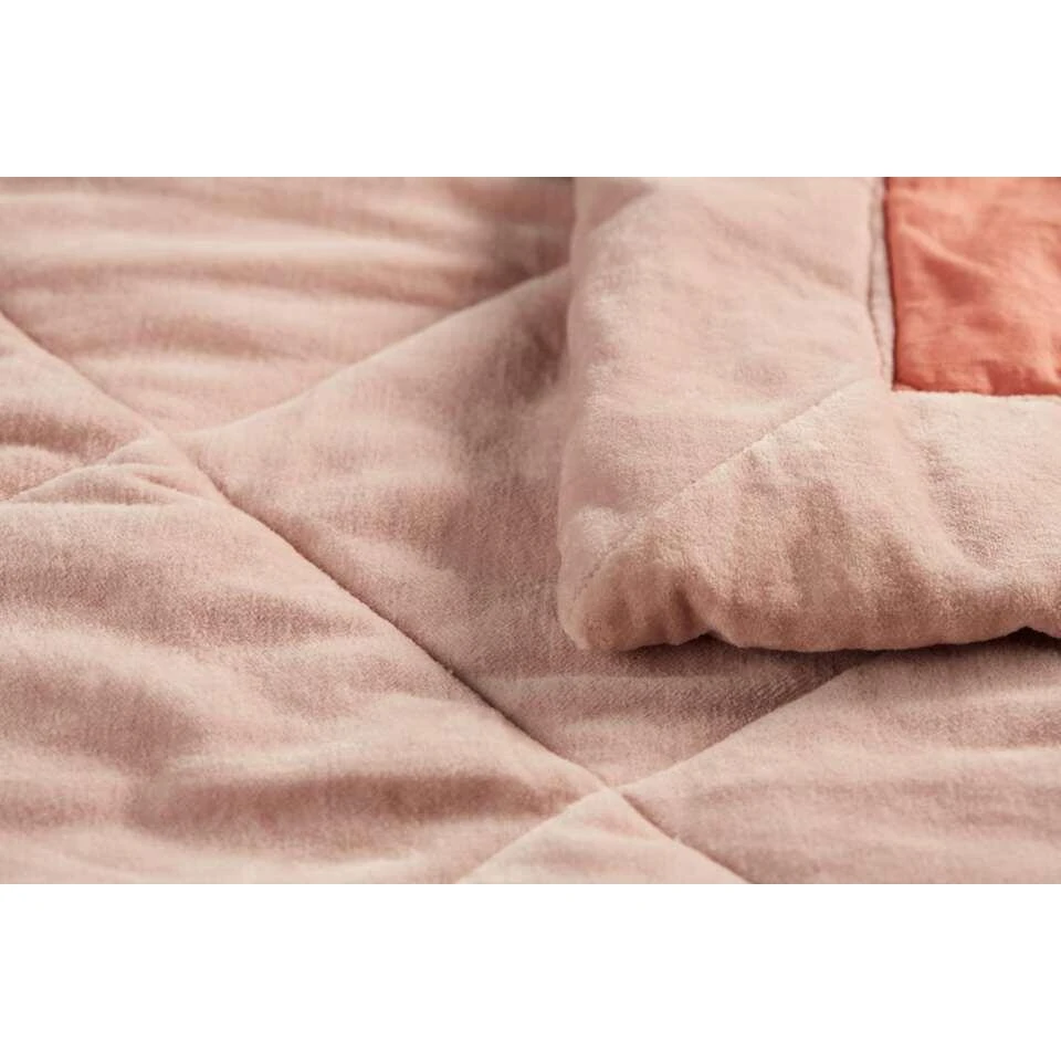 KAAT Amsterdam Plaid Ogibly - Roze - 260x260 Cm KAAT Amsterdam Plaid Ogibly - Roze - 260x260 Cm -Huishoudelijke Artikelen Verkoop 81024741 0600