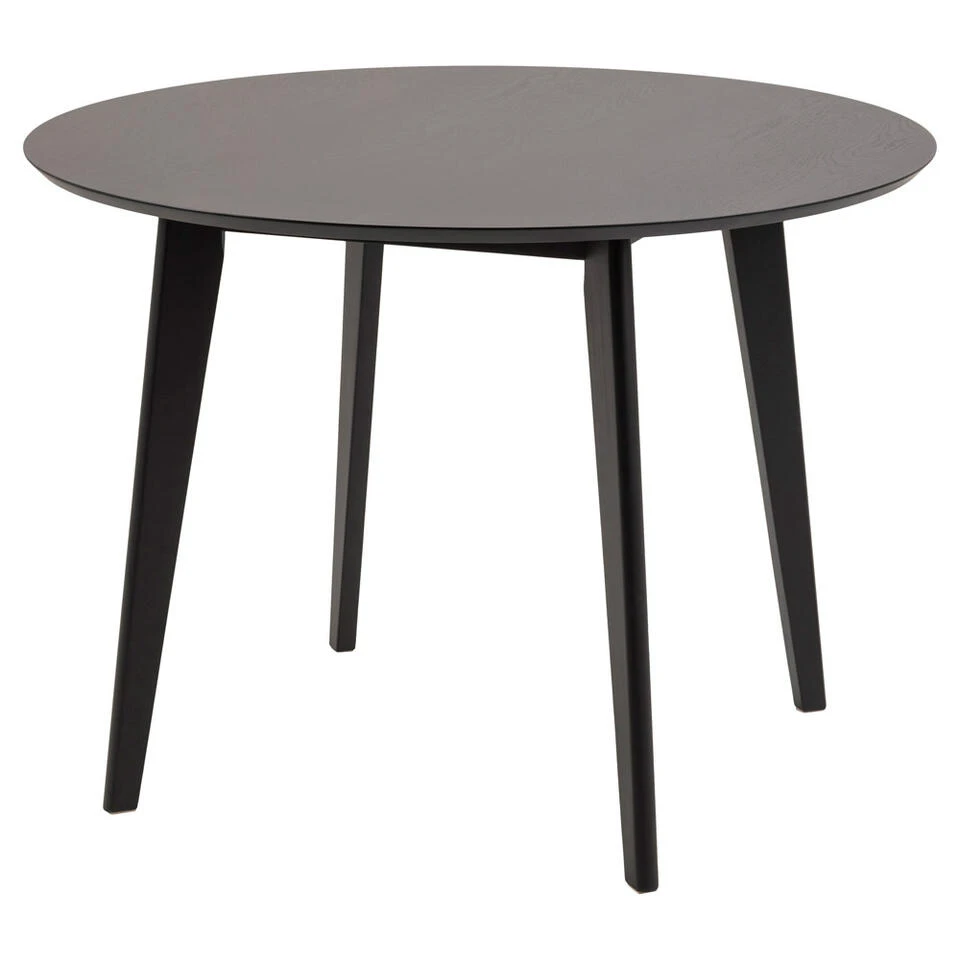 Eetkamertafel Roxy - Zwart - 76xØ105 Cm Eetkamertafel Roxy - Zwart - 76xØ105 Cm -Huishoudelijke Artikelen Verkoop 81026496