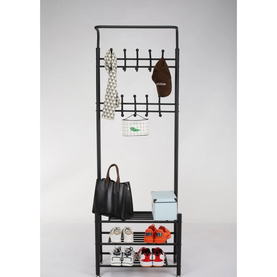 O'DADDY® Kapstok Staand - Schoenenrek - 18 Haken - 66x30x190cm - Zwart O'DADDY® Kapstok Staand - Schoenenrek - 18 Haken - 66x30x190cm - Zwart -Huishoudelijke Artikelen Verkoop db877b99e4f5496b8b5226bbb727ea20