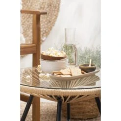 Le Sud Bijzettafel Monte Carlo - Naturel - Ø50x38 Cm -Huishoudelijke Artikelen Verkoop sf 50155128 1012